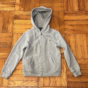 Polo by Ralph Lauren Light Gray Kids Hoodie